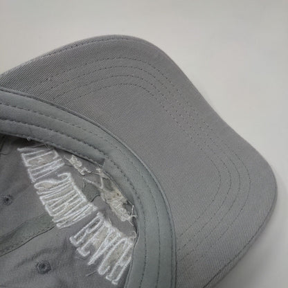 New Smyrna Beach Florida Strapback Hat Gray One Size Embroidered