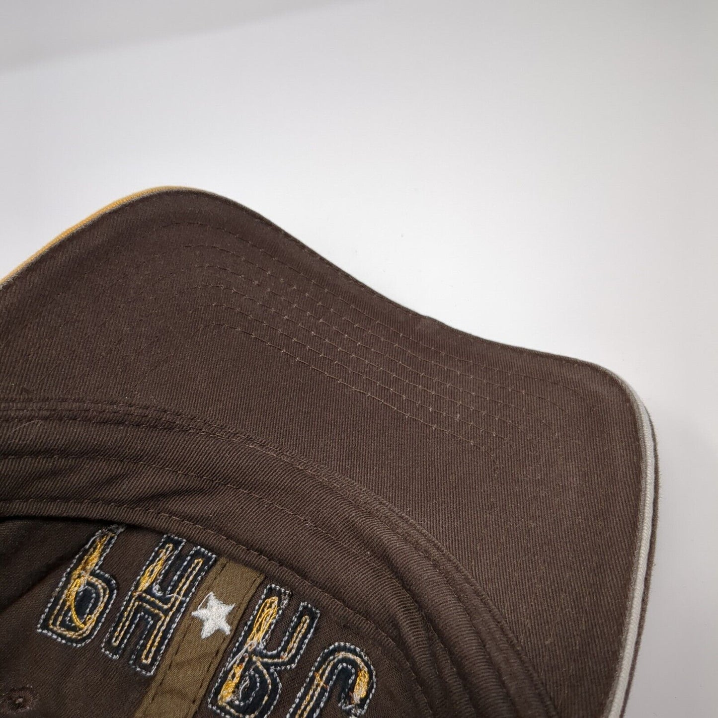 PHRC Planet Hollywood Strapback Hat Brown One Size Adjustable 6 Panel