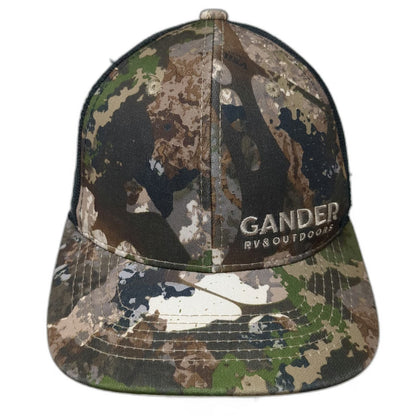 Outdoor Cap Trucker Hat Brown One Size Gander RV Outdoors Camo Mesh Back hat