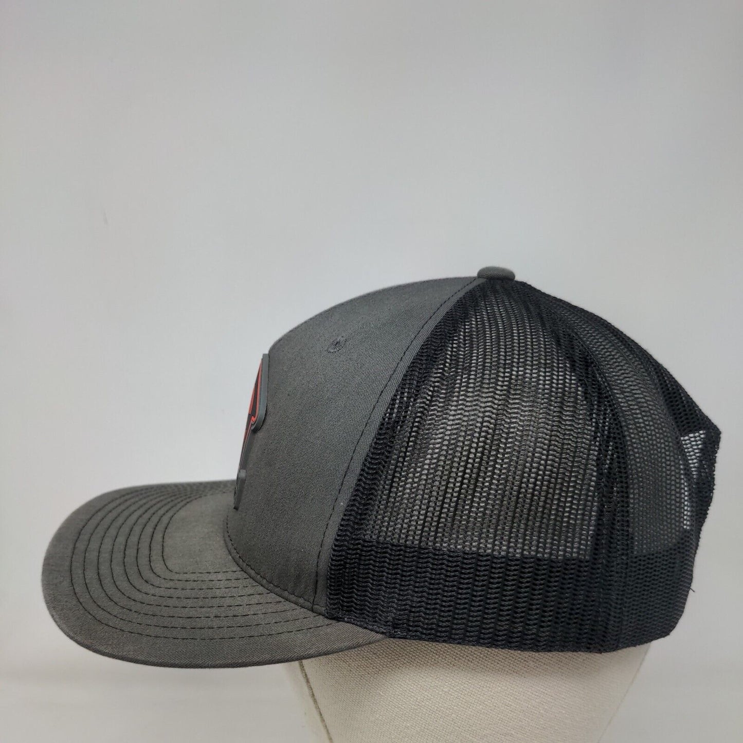 Disaster Response Snapback Trucker Hat Gray One Size Adjustable Mesh Back