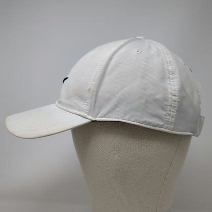 Nike Baseball Cap White Black One Size Dri-Fit Legacy91 Swoosh Strapback hat