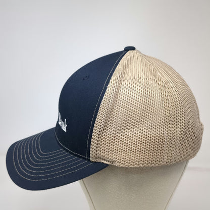 Richardson Trucker Hat Blue One Size Ireland Bank Mesh Snapback 112 Embroidered