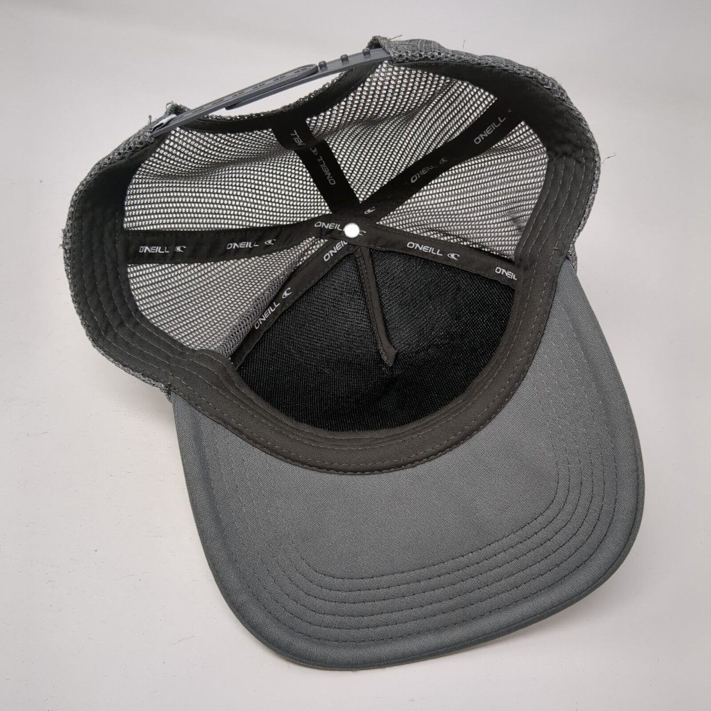 O'Neill Love Trip Snapback Trucker Hat Gray OSFA Mesh Back Adjustable