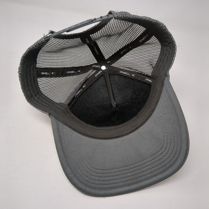 O'Neill Love Trip Snapback Trucker Hat Gray OSFA Mesh Back Adjustable