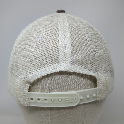 Prairie Mountain Trucker Hat Gray One Size Acadia National Park Snapback Mesh