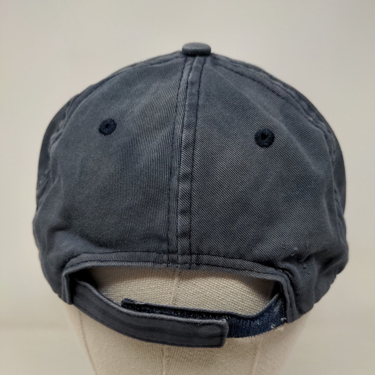 SeverCorr Strapback Hat Blue OSFM Adjustable Embroidered 6 Panel Cotton