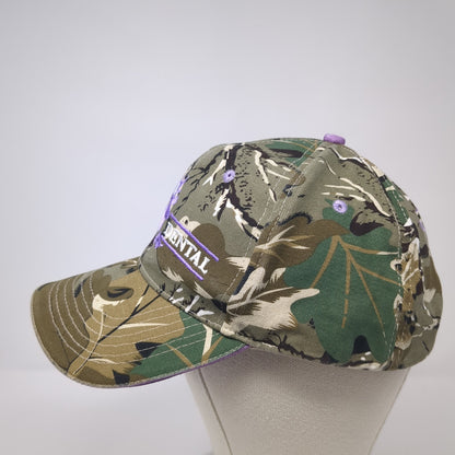 Elkins Dental Strapback Hat Multicolor Camo One Size Embroidered Hunting