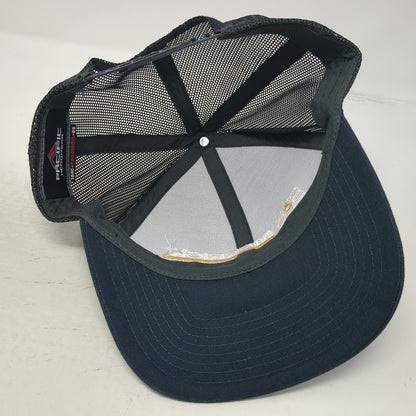 Pacific Headwear Trucker Hat Blue One Size Merrick Mesh Back Snapback hat