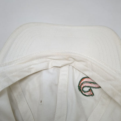 Letter S Slideback Hat White One Size Solid Embroidered Richardson
