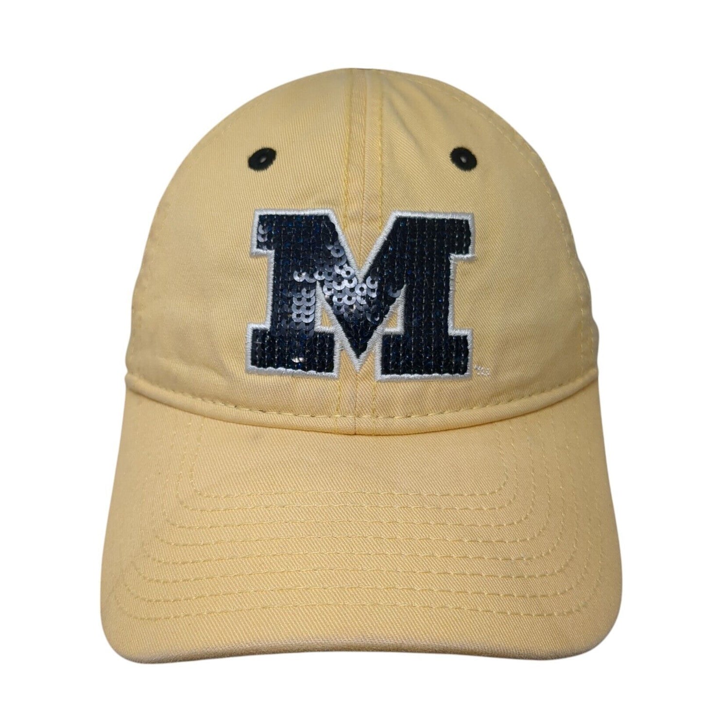 Missouri Tigers Logo Sequin Slideback Hat Tan Girl One Size Adjustable