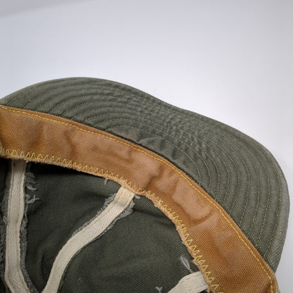 Workwear Fitted Hat Brown One Size Solid Blank 6 Panel Outdoor
