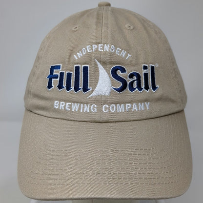 '47 Baseball Cap Beige Blue White One Size Full Sail Brewing Hood River Oregon