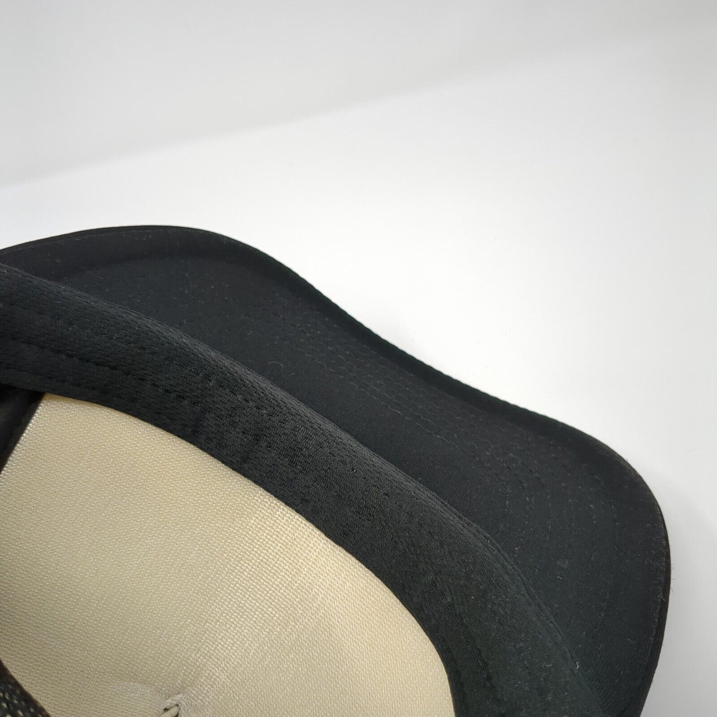 High Fitness Snapback Mesh Back Trucker Hat Black One Size Adjustable