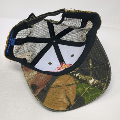 Port Authority Baseball Cap Green Brown Camo OSFM Sika Repair Mortars Mesh Hat