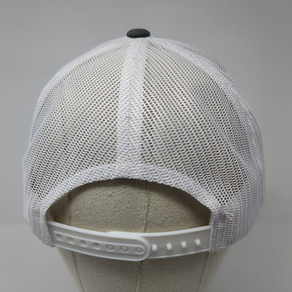 Fathom Realty Snapback Mesh Back Trucker Hat Gray One Size Yupoong