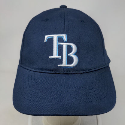 Tampa Bay Rays Snapback Hat Blue Embroidered Logo 100% Cotton MLB