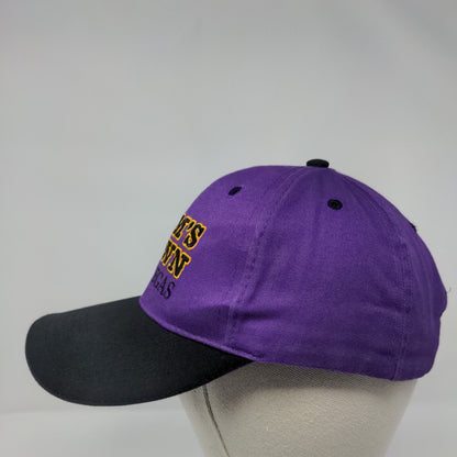 Sam's Town Las Vegas Strapback Hat Purple OSFA Embroidered Colorblock