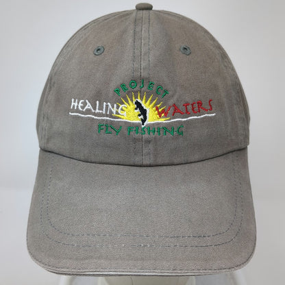 Project Healing Waters Fly Fishing Baseball Cap Brown One Size Strapback Hat