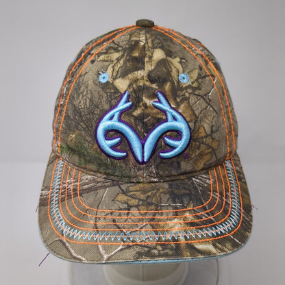 Realtree Women's Snapback Hat Camouflage OS Ladies Fit Embroidered Outdoor Cap