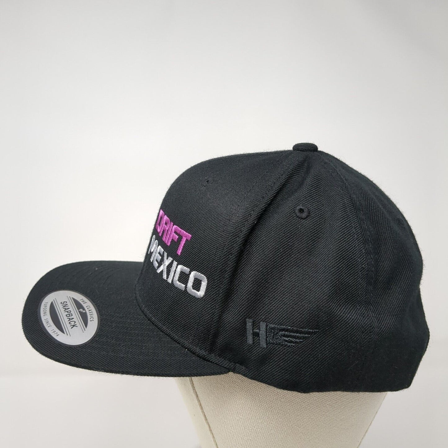 Drift Mexico Snapback Hat Black One Size The Classics Yupoong 6 Panel