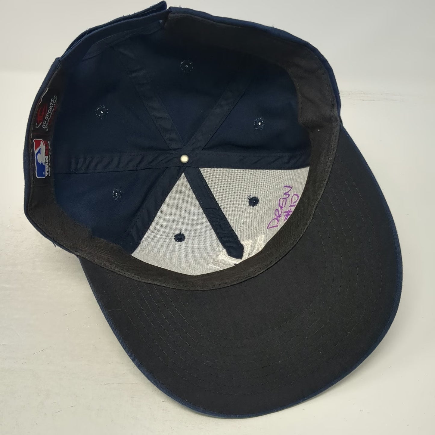 New York Yankees MLB OC Sports Baseball Cap Blue One Size Strapback NY Logo