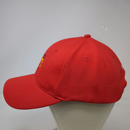Philippines Jeepney Baseball Cap Red One Size Textured Embroidered Slideback Hat