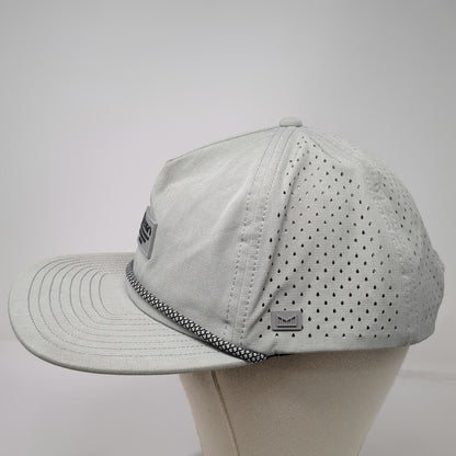 Melin Coronado Hydro Trucker Hat Gray L Snapback Rope Perforated Performance