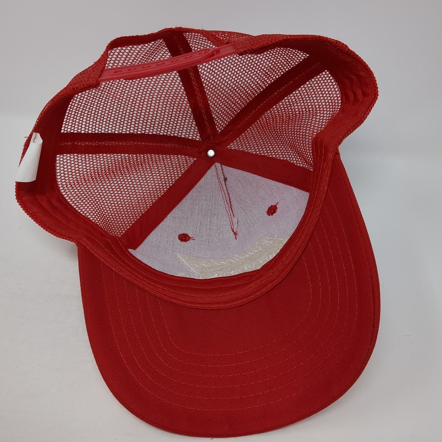 Budweiser Enjoy Responsibly Drink Wiser Trucker Hat Red One Size Adjustable
