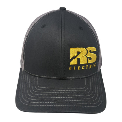 RS Electric Snapback Mesh Back Trucker Hat Black One Size Richardson