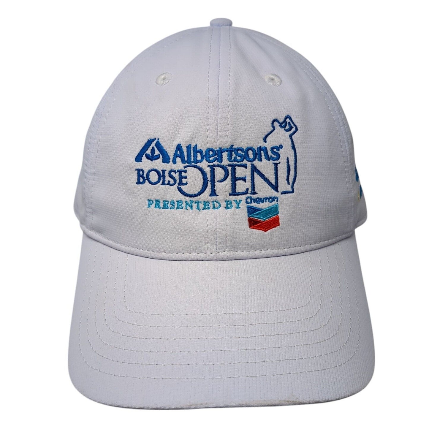Albertsons Boise Open Slideback Hat White OSFA Presented by Chevron