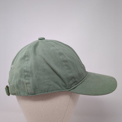Strong Slideback Hat Green One Size Embroidered Rae Dunn Solid 6 Panel
