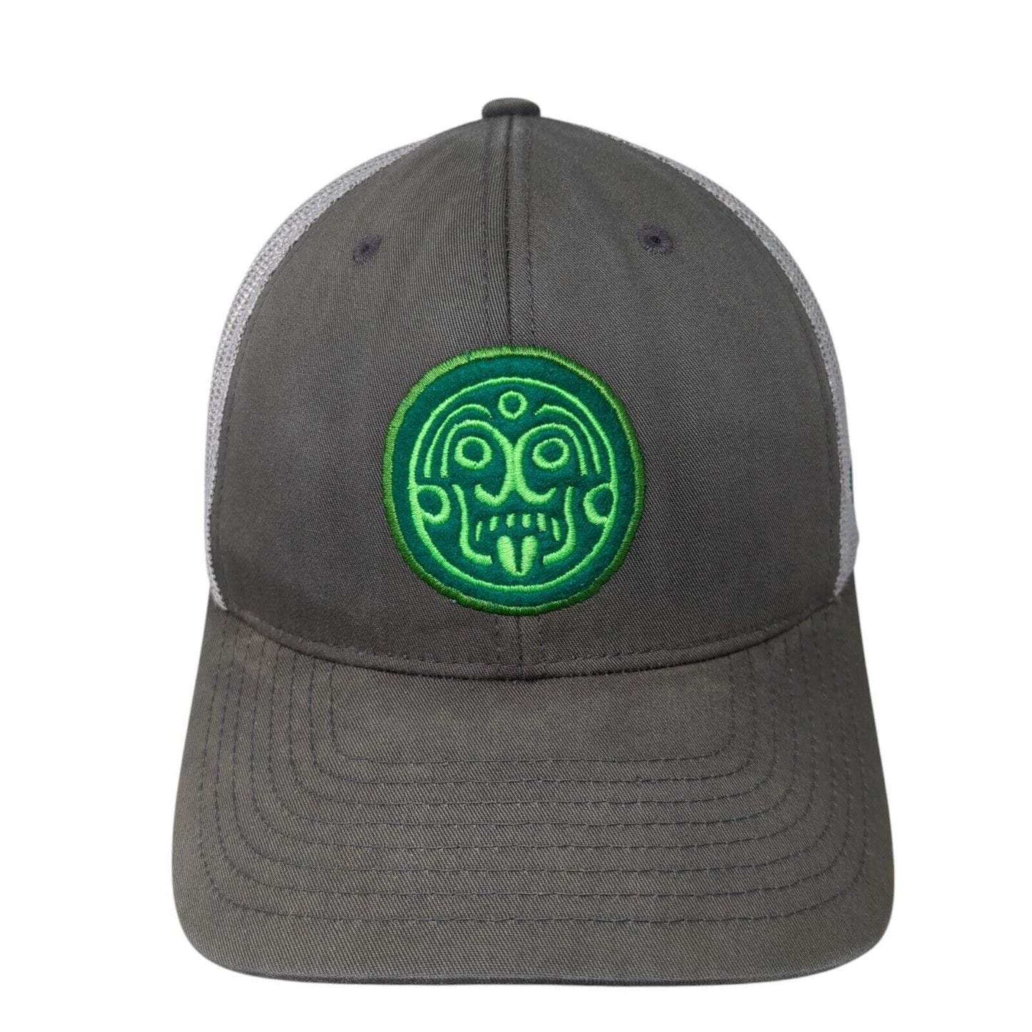 Dolores River Brewery Snapback Trucker Hat Gray One Size Mesh Back