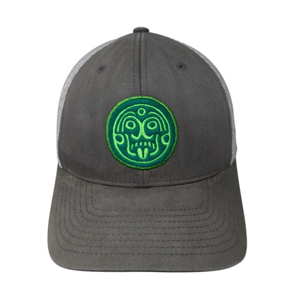 Dolores River Brewery Snapback Trucker Hat Gray One Size Mesh Back