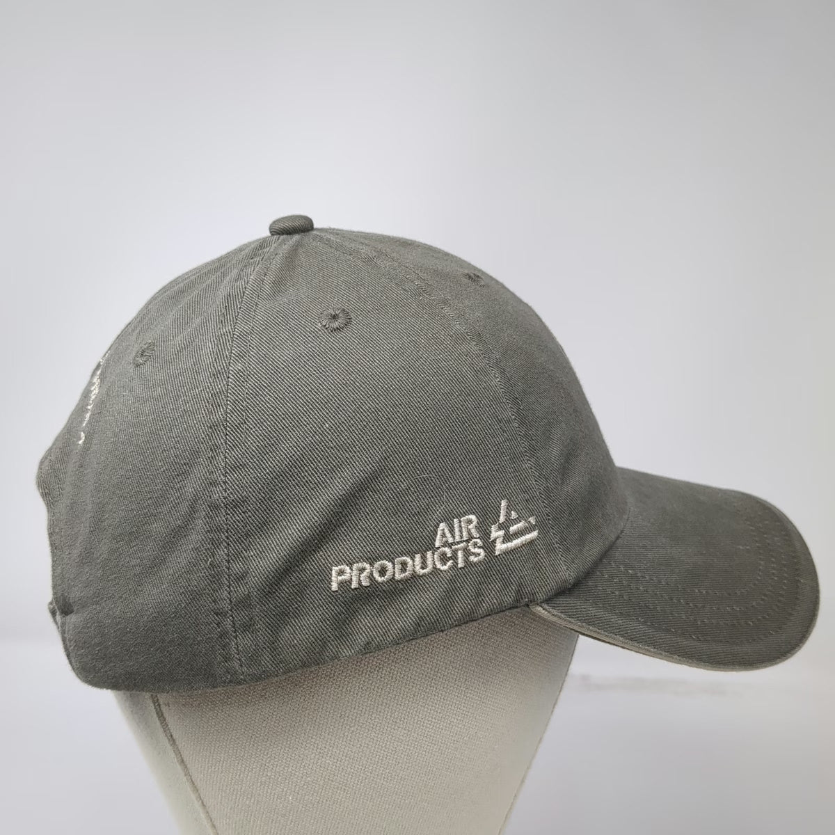 Cap America Baseball Cap Gray One Size WHC Inc Air Products GCCP Pipeline Hat