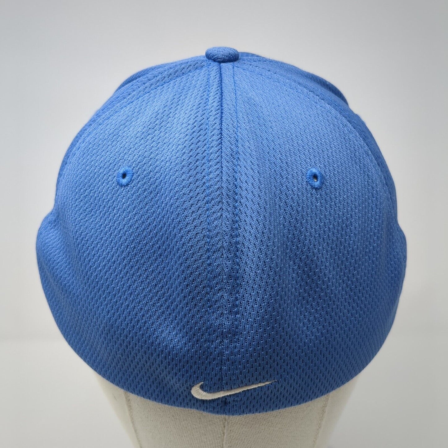 Idaho Trust Fitted Golf Hat Blue M/L Embroidered Vented Holes 6 Panel Nike