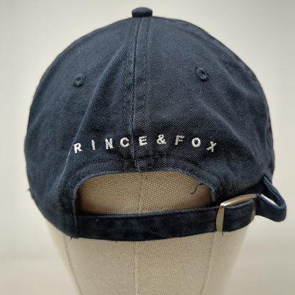 Prince & Fox Slideback Hat Blue One Size Solid Adjustable Embroidered