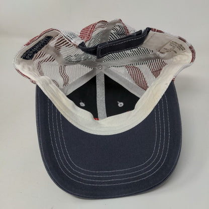 M&M Metals Strapback Mesh Back Trucker Hat Multi OSFA USA Flag Paramount