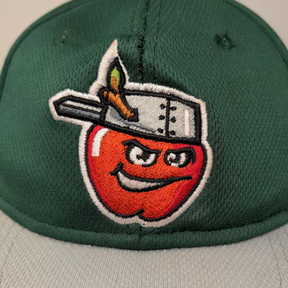 OC Sports Boy's Strapback Hat Green Gray Fort Wayne Tincaps Embroidered Logo