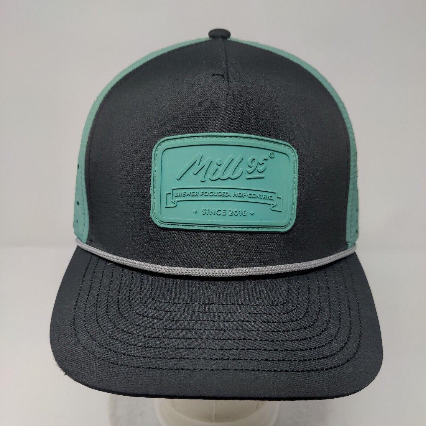 Mill 95 Patch Snapback Rope Hat Multi One Size Laser Cut Colorblock