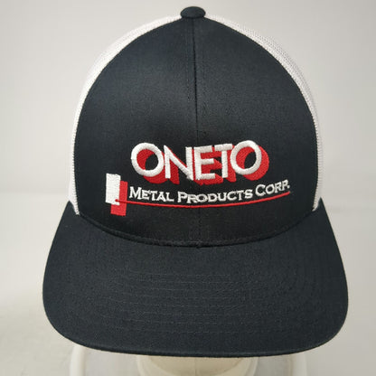 Pacific Headwear Trucker Hat Black One Size Mesh Back Snapback Oneto Metal Corp