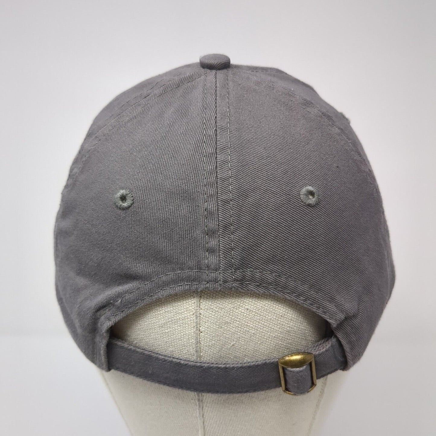 KKT Kappa Kappa Gamma Baseball Cap Gray One Size Adjustable Embroidered 6 Panel