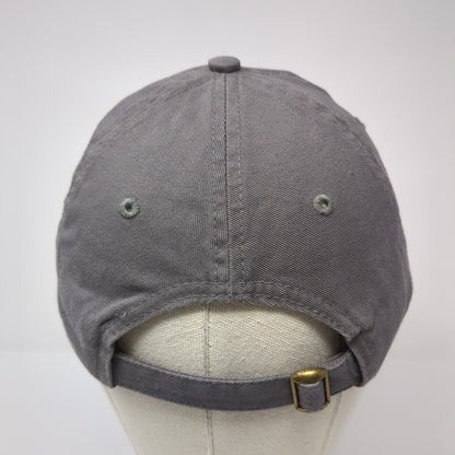 KKT Kappa Kappa Gamma Baseball Cap Gray One Size Adjustable Embroidered 6 Panel