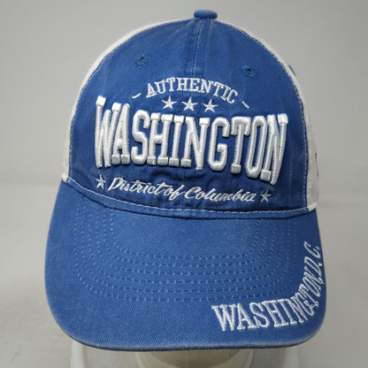 DC One Wholesale Baseball Cap Blue White One Size Washington DC USA Flag Hat