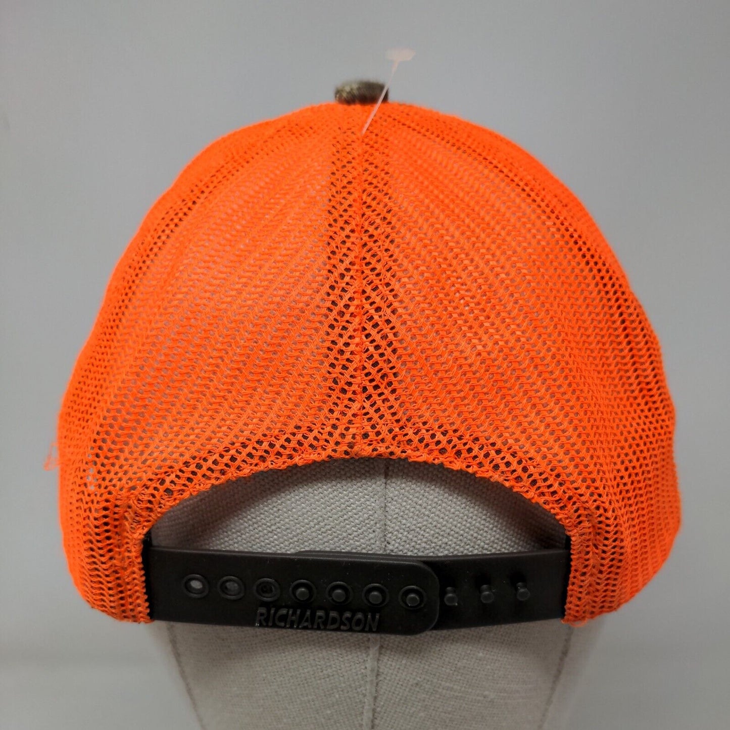 IC 772-288-1866 Snapback Trucker Hat Camouflage One Size Mesh Back Richardson