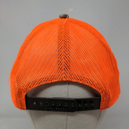 IC 772-288-1866 Snapback Trucker Hat Camouflage One Size Mesh Back Richardson
