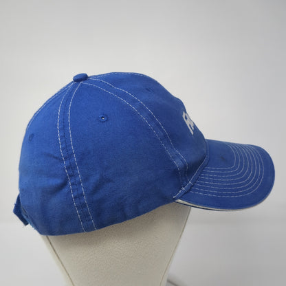 Fastenal Strapback Baseball Cap Blue One Size Adjustable Embroidered 6 Panel