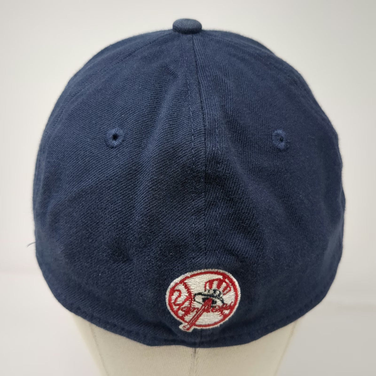 New Era New York Yankees MLB Baseball Cap Blue L 39THIRTY Stretch Fit Hat Logo