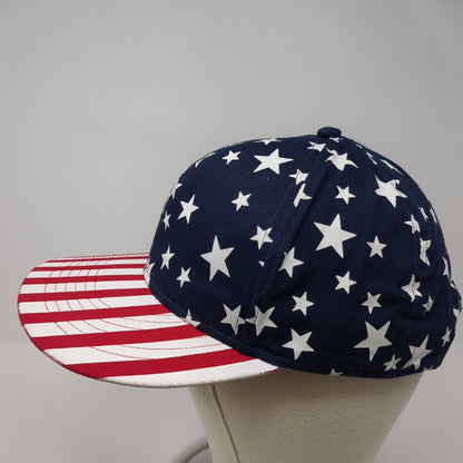 American Flag Snapback Hat Multicolor One Size Adjustable Patriotic