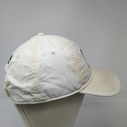 Mercer Bears NCAA adidas Cap White Orange Black One Size Strapback Logo Curved