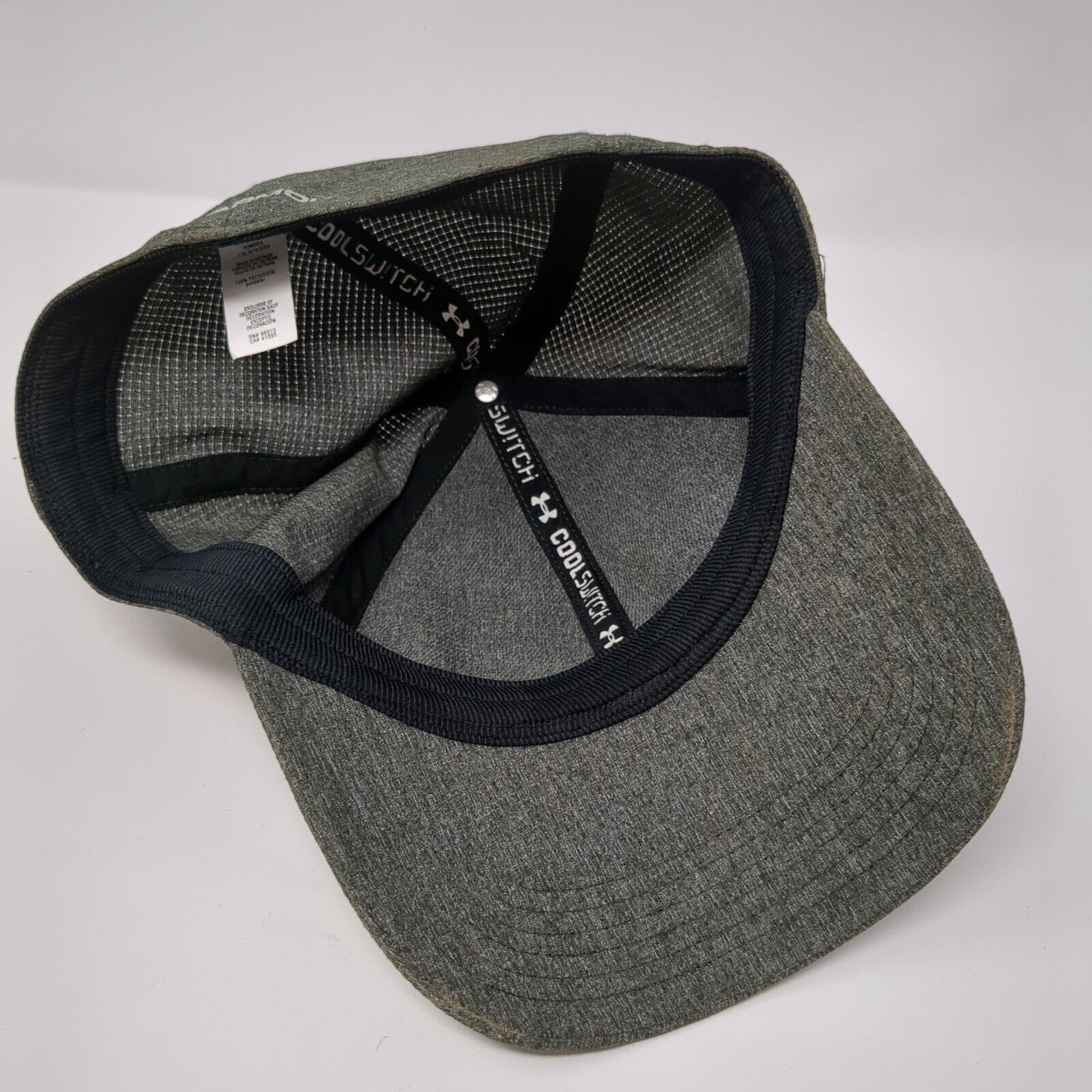 Under Armour Fitted Hat Green L/XL Classic Fit Coldswitch 6 Panel Polyester